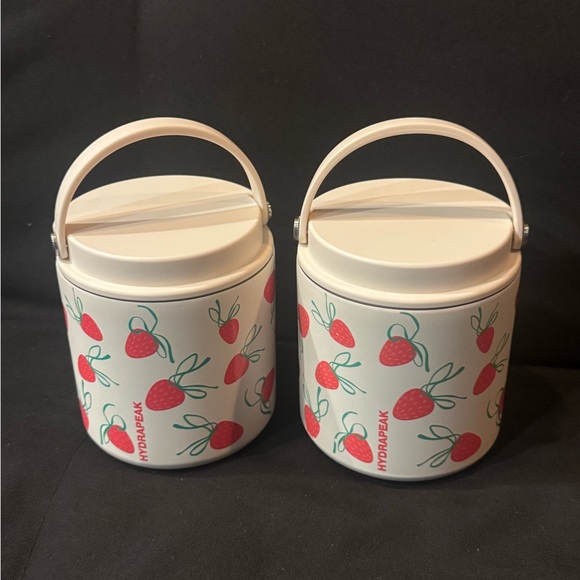 Hydro Flask Other - Hydro Flask White and Red Strawberry Jars